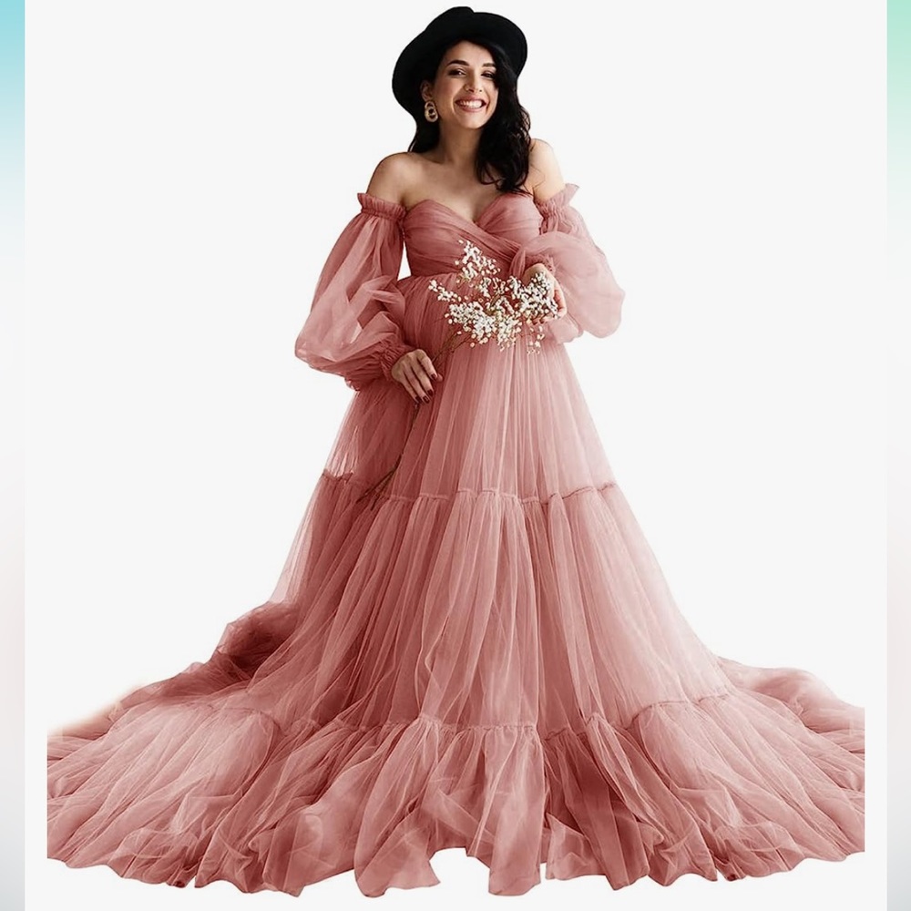 Maternity Photoshoot Tulle Dress